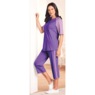 Short-Sleeve Henley Baseball Tunic, Lilac Purple, large