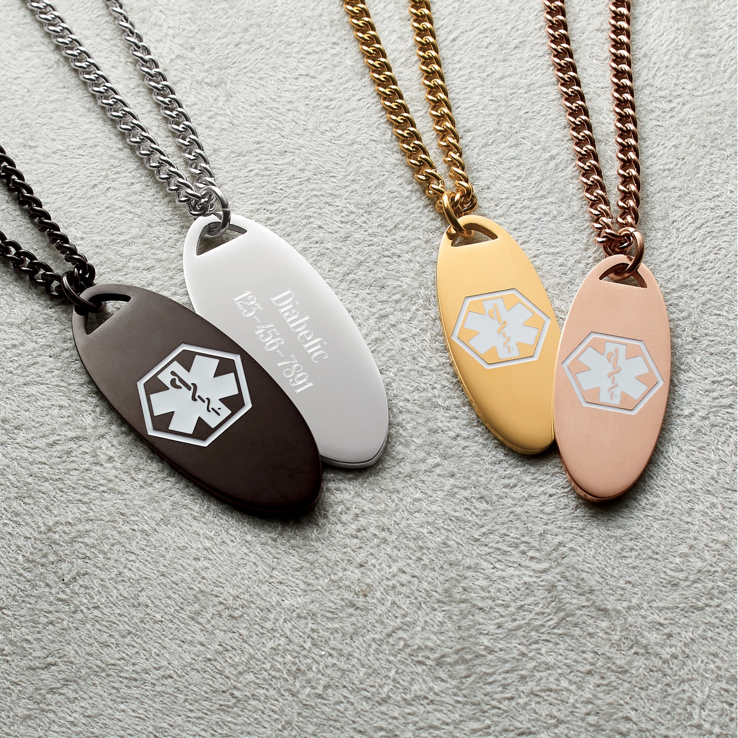 Personalized Medical Alert Necklace Montgomery Ward