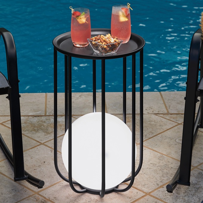 Solar LED Plant Stand/Table, , large