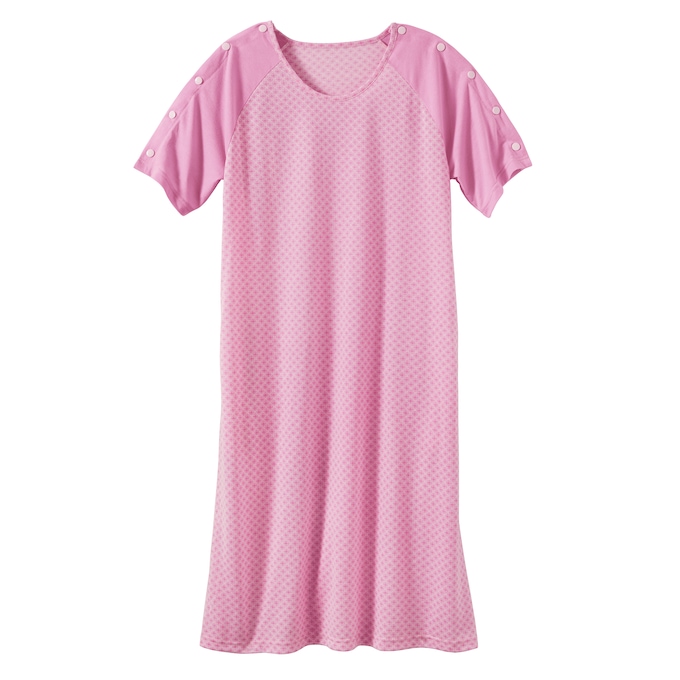 Adaptable Easy-Snap Nightgown, , large