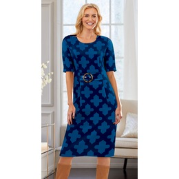 Bescato Tile Bibbed Dress, , large