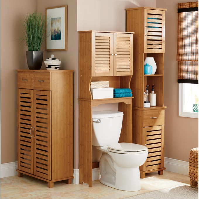 Bamboo Finish Bath Furniture Montgomery Ward
