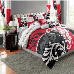 Nova Comforter Set and Window Treatments, , large