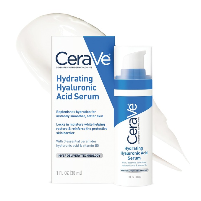 Cerave Hydrating Hyaluronic Acid Face Serum, White, large