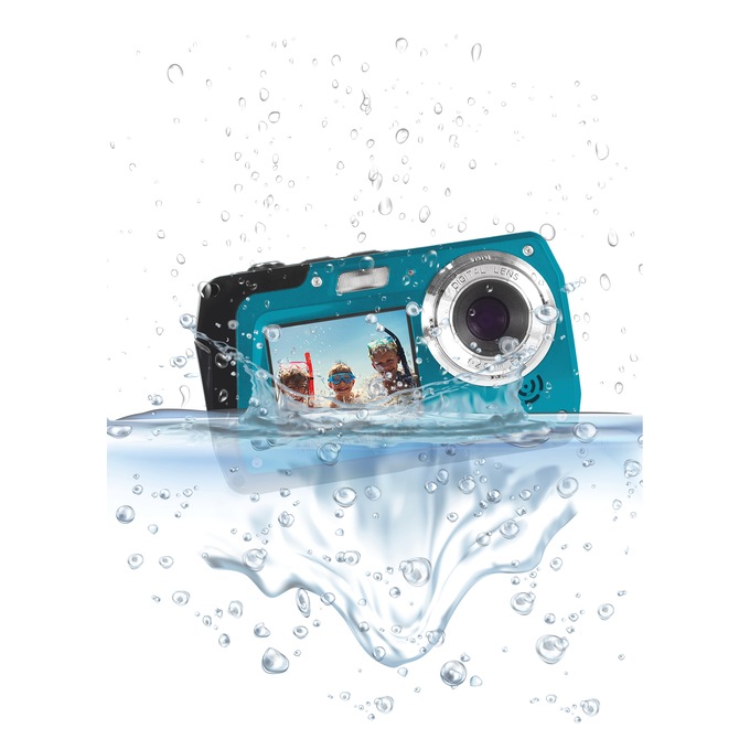 Minolta Dual-Screen Waterproof Digital Camera, , large