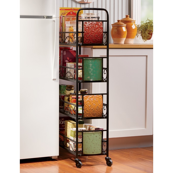 Meryl Thinman Rolling Storage Cart | Montgomery Ward