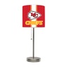 NFL or NCAA Team Logo Chrome Table Lamp with USB, , large