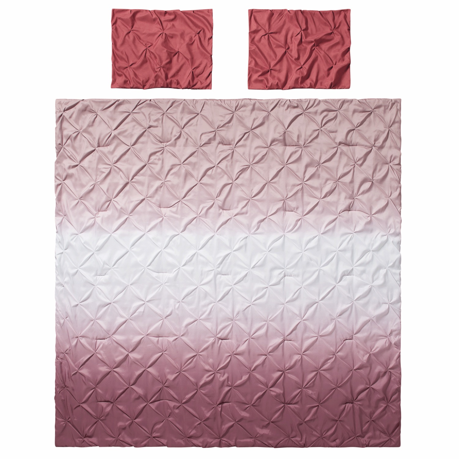 Faith Ombré Pintuck Comforter Set with Shams | Montgomery Ward