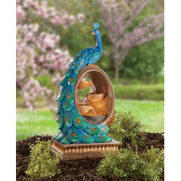 Peacock Fountain, , large
