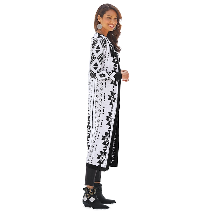 Santa Fe Reversible Sweater Duster, , large