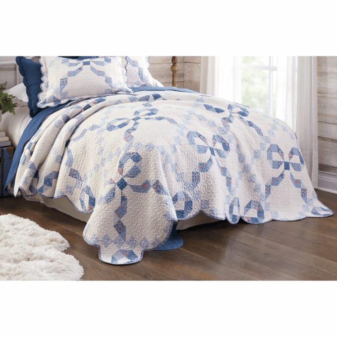 Genevieve Bow Oversized Quilt, , large