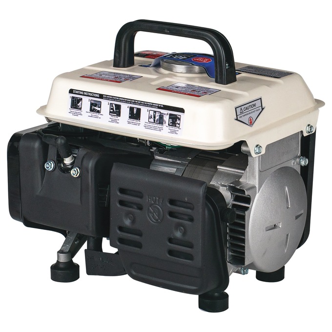 Pulsar 1200W/900W 2-Stroke Gas Generator, Black, large