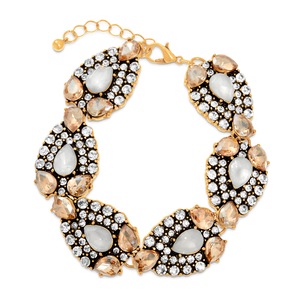Vintage-Look Crystal Bracelet, , large