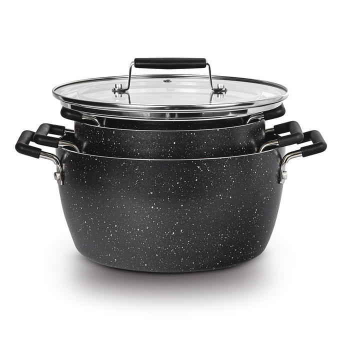 Granitestone Diamond 6-Piece Nesting Pot Set, , large