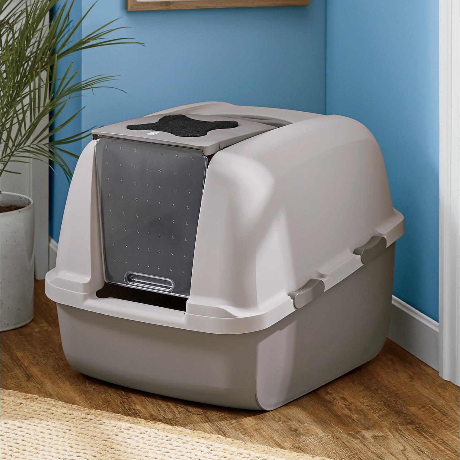 Large hooded litter box cheap