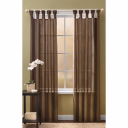 Textured Knotted Tab Top Single Panel, , large