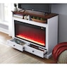 Storage Fireplace with Drawers, , large