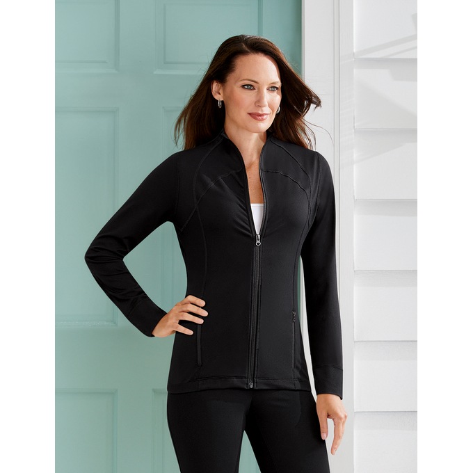 Zip Front Jacket, , large