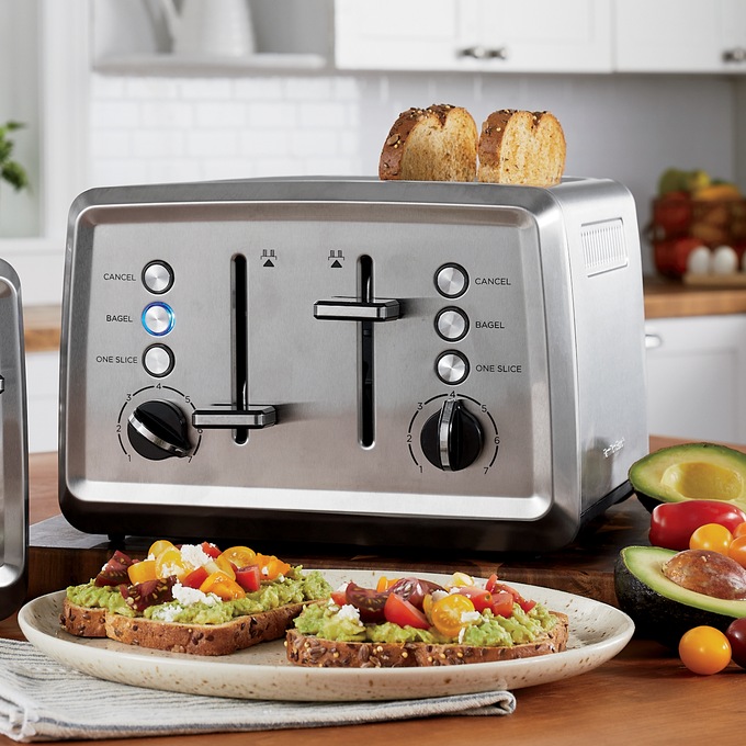 Hamilton Beach 4 Slice Toaster with Extra-Wide Slots Stainless