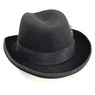 Stacy Adams Men's Harvey Homburg Hat with Feather Accent, , large