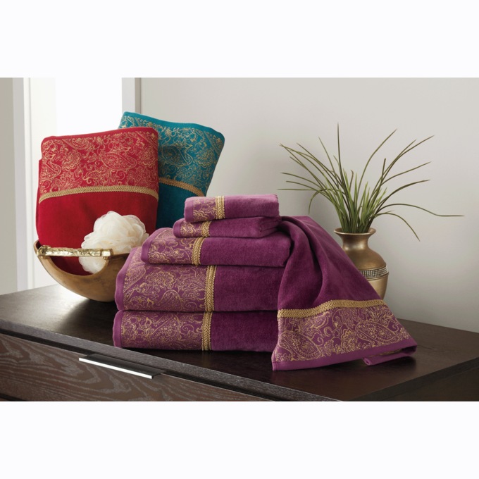 Paisley 6 Piece Towel Set Montgomery Ward
