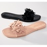 Olivia Miller 3-D Floral Slide, , large