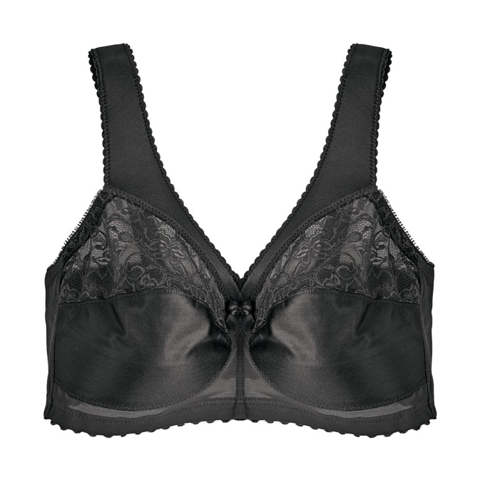 Glamorise® MagicLift® Full Figure Support Bra, Black, large