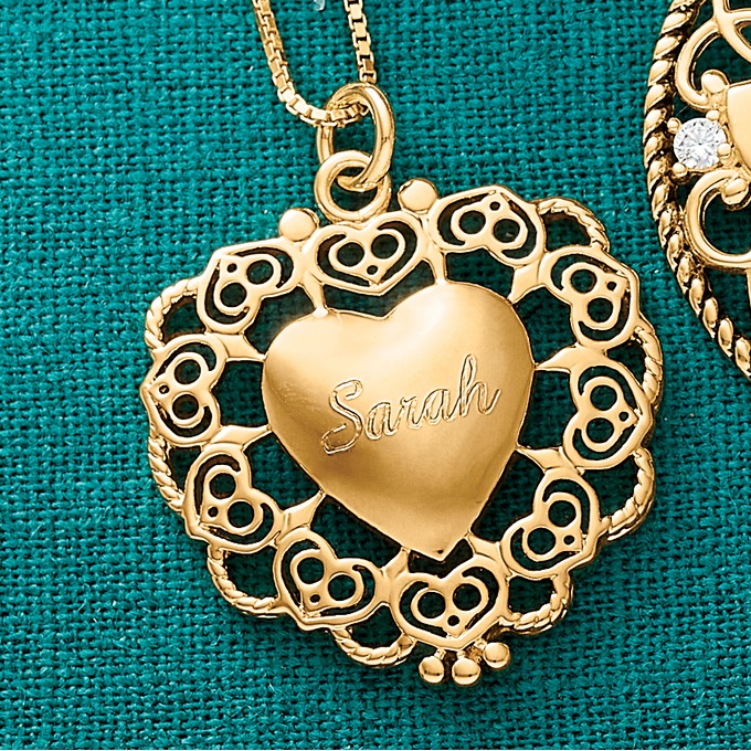 Personalized Sterling Silver Pendant, , large