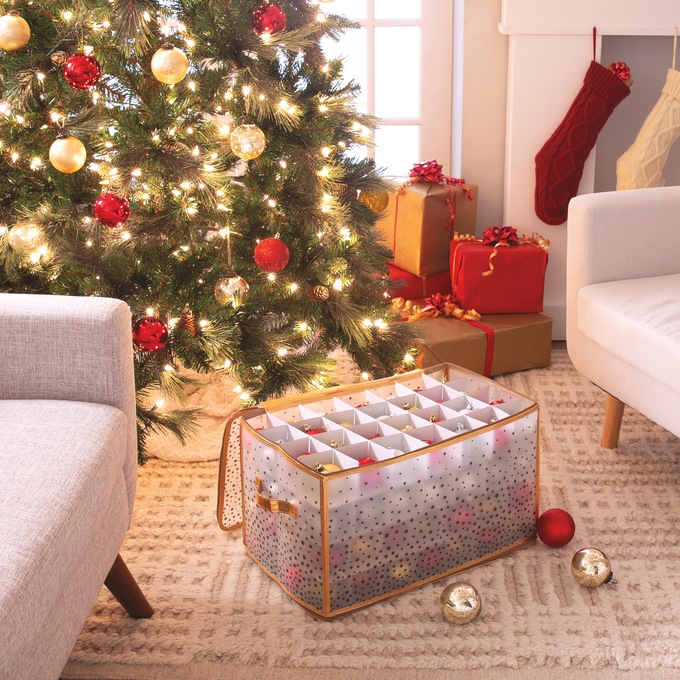 Simplify 112-Ct. Ornament Storage Organizer, Assorted, large
