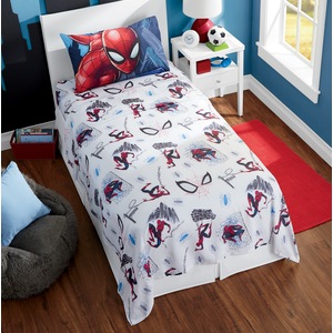 Spiderman Twin Comforter And Sheet Set Montgomery Ward