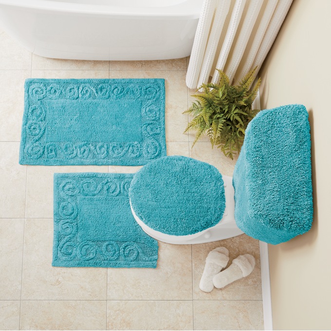 5-Piece Scroll Bath Set, , large