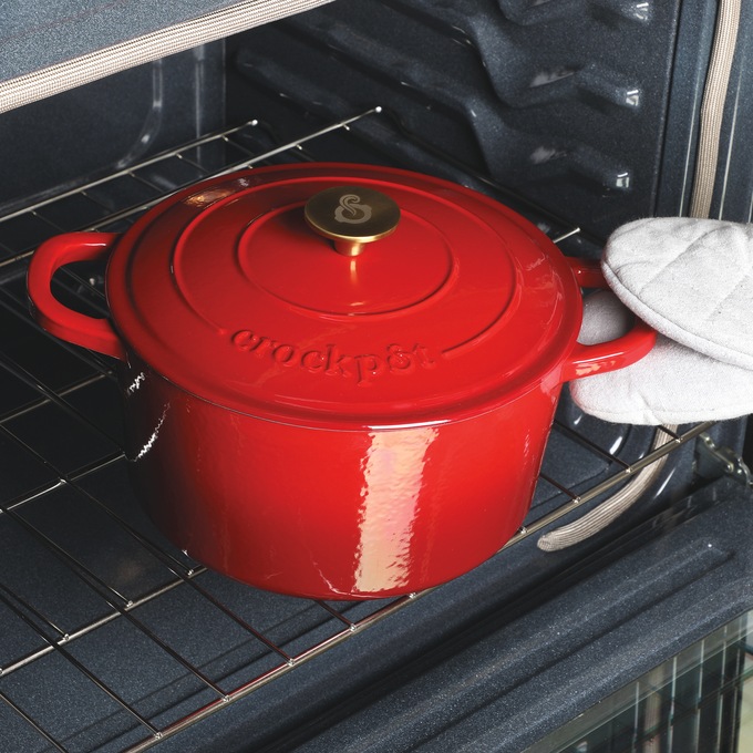 Crock Pot Artisan 6-qt. Enameled Cast Iron Dutch Oven with Lid, , large