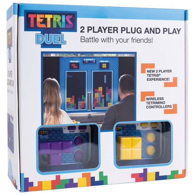 Tetris Duel Plug & Play Arcade, White, large