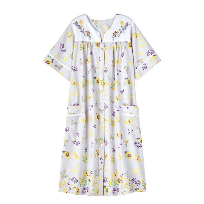 Duster With Embroidered Yoke, , large