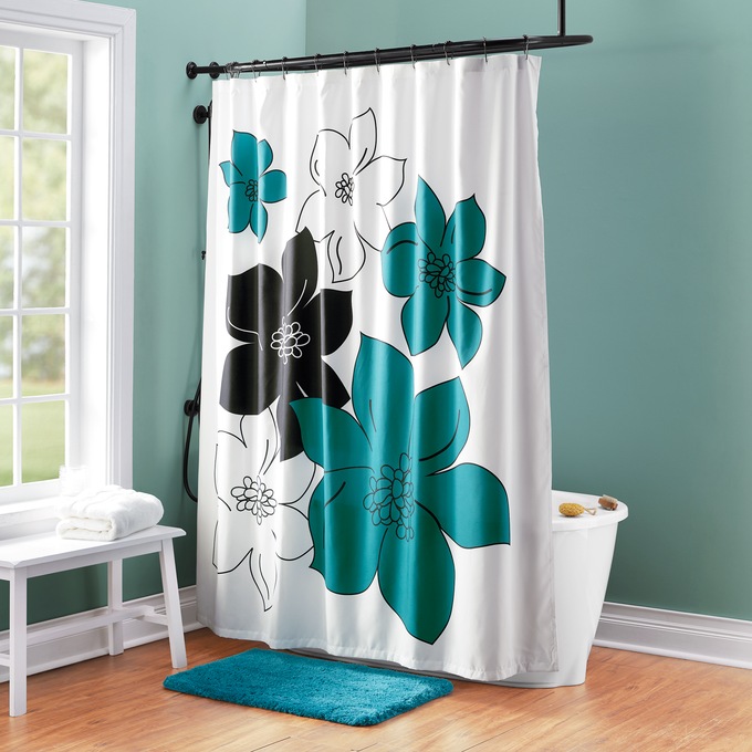 Color Connection Melina Shower Curtain, , large