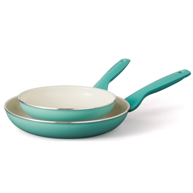 GreenPan Rio Set of 2 Fry Pans, , large