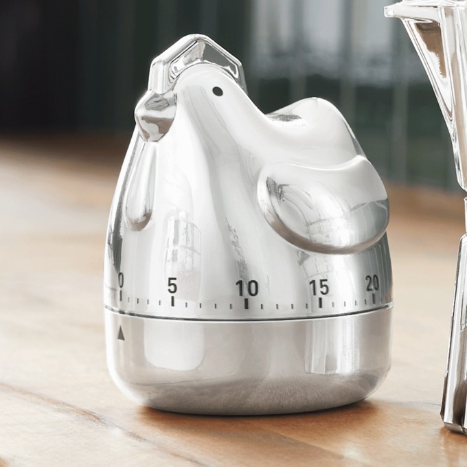 Chrome-Look Kitchen Timer, , large