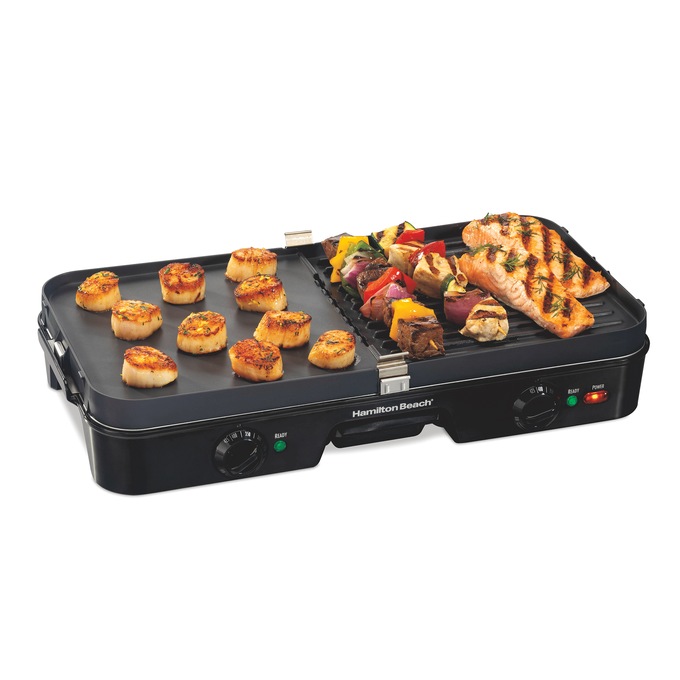 Hamilton Beach 3-in-1 Grill/Griddle, , large