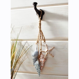 Set of 4 Hanging Shells D&eacute;cor, , large