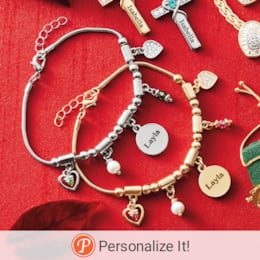 Personalized Name/Birthstone Charm Bracelet, , large