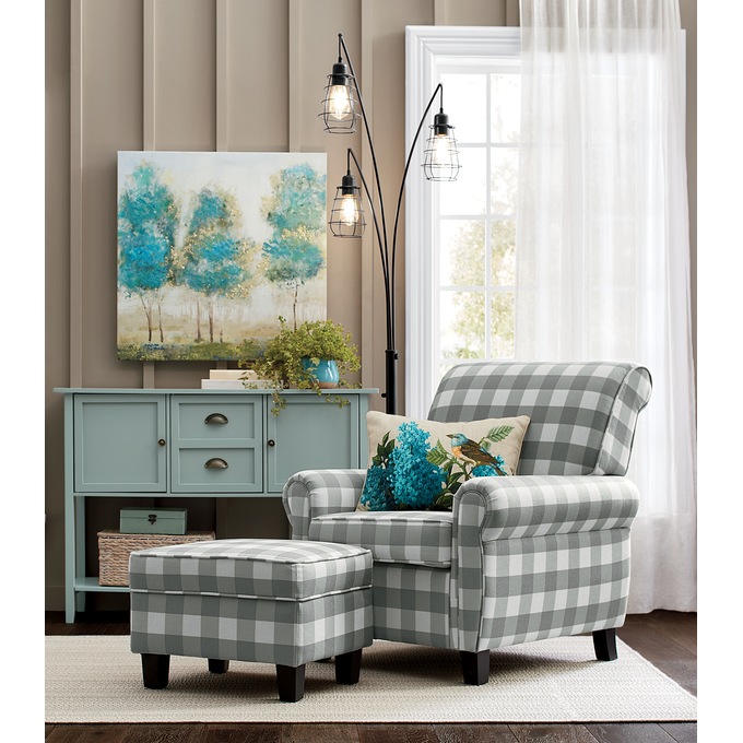 Caged Arched Floor Lamp, , large