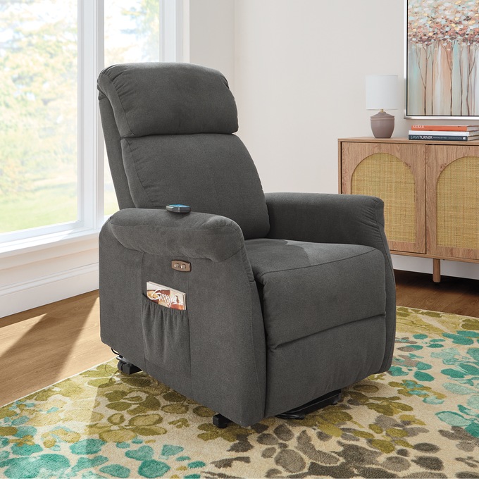 Lay-Flat Powered Lift Recliner, , large