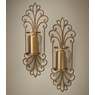 Set of 2 Monte Cristo Golden Glass Sconces, , large