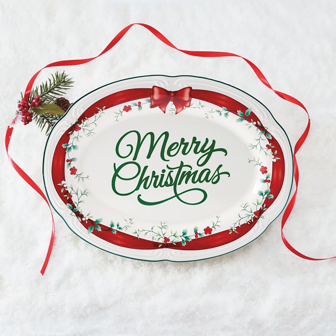 Pfaltzgraff 14" Serving Platter, Multi, large