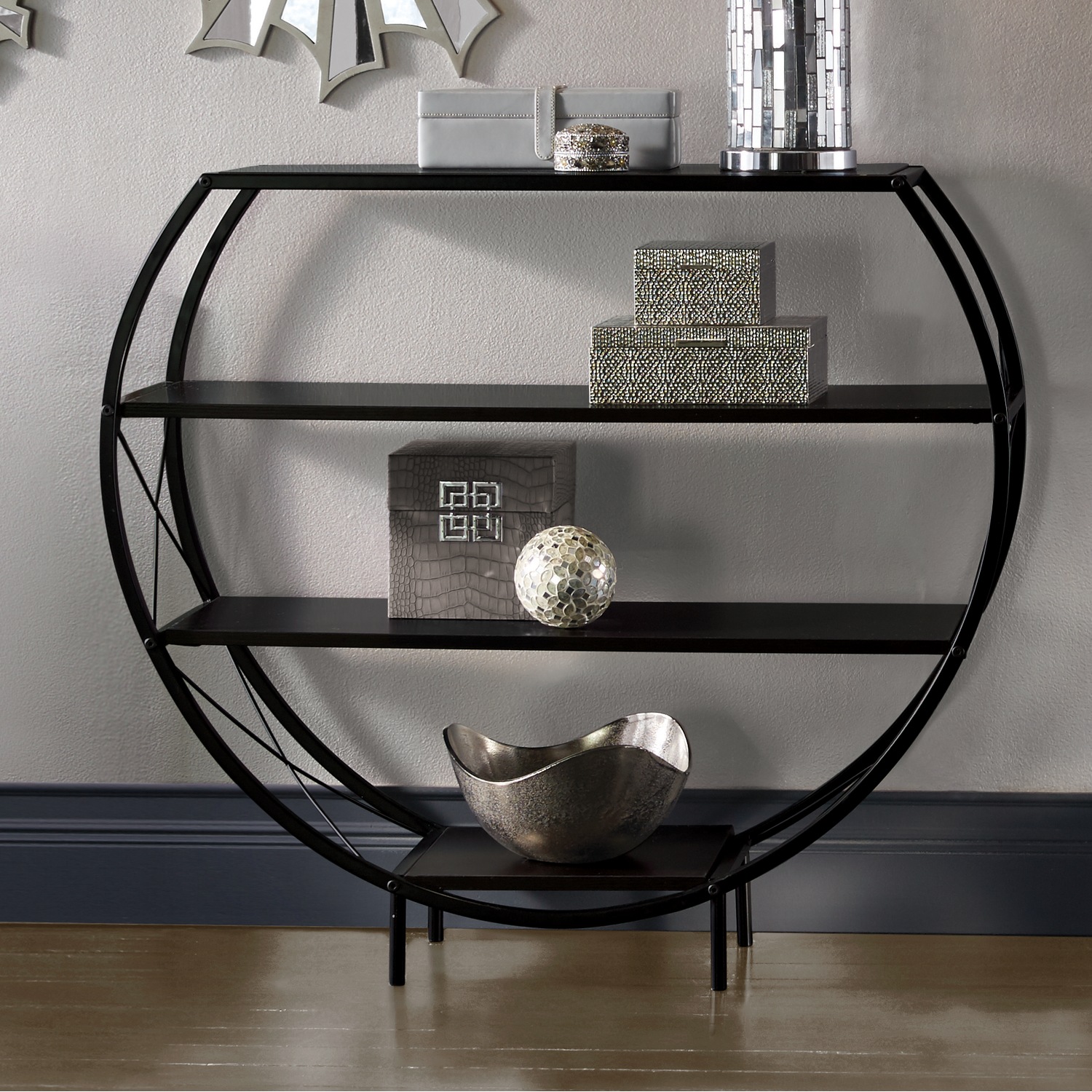 4 Tier Curved Shelf Montgomery Ward