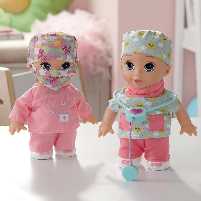 Set of 2 Doctor Dolls, , large
