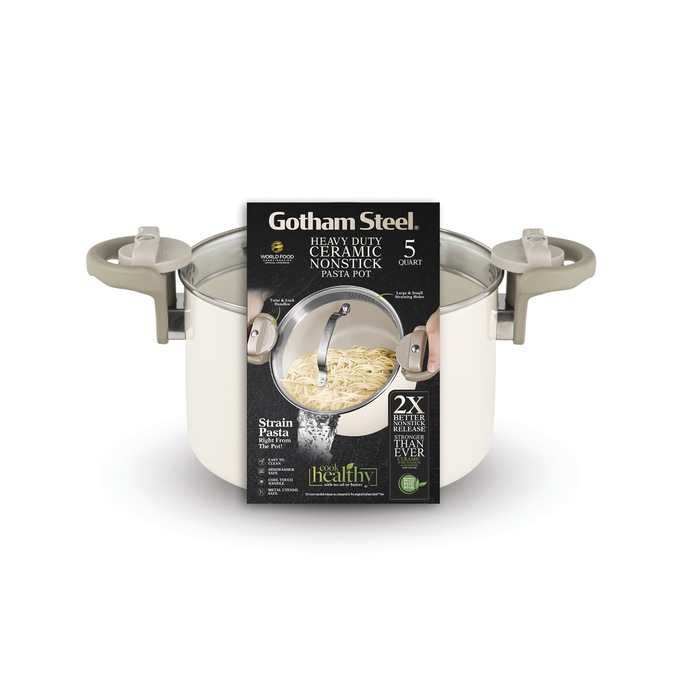 Gotham Steel 5-Quart Pasta Pot, , large