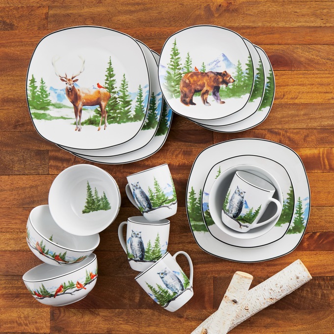Winter online dinner plates
