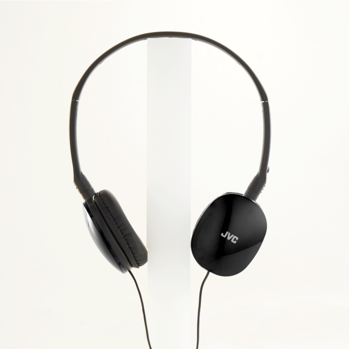 JVC Lightweight Folding Wired Headphones, , large