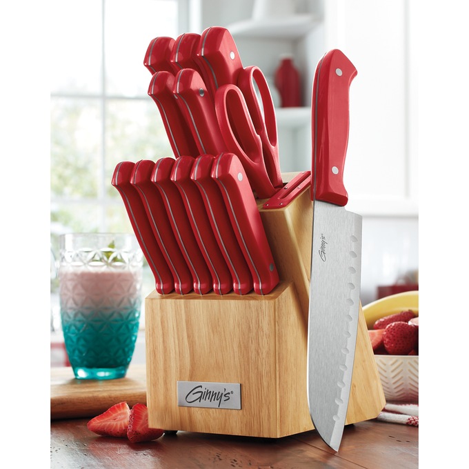 Ginny's 14-Piece Cutlery Set with Sharpener, , large